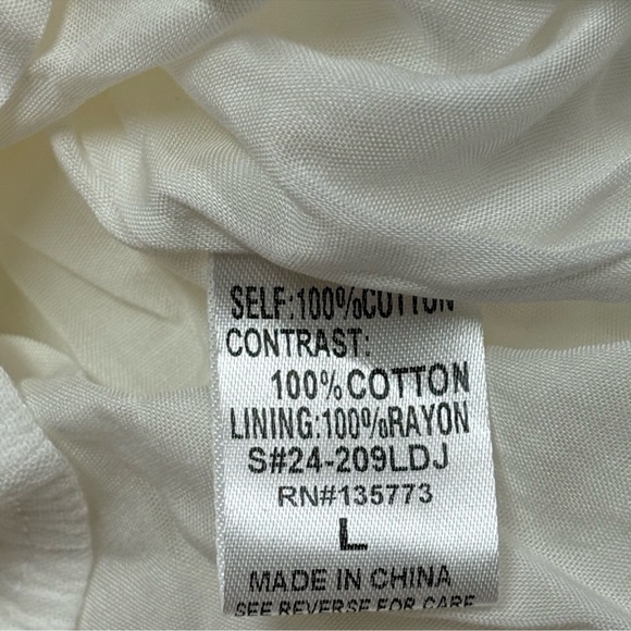 NWOT VICI Eyelet White Mini Dress - Picture 6 of 6